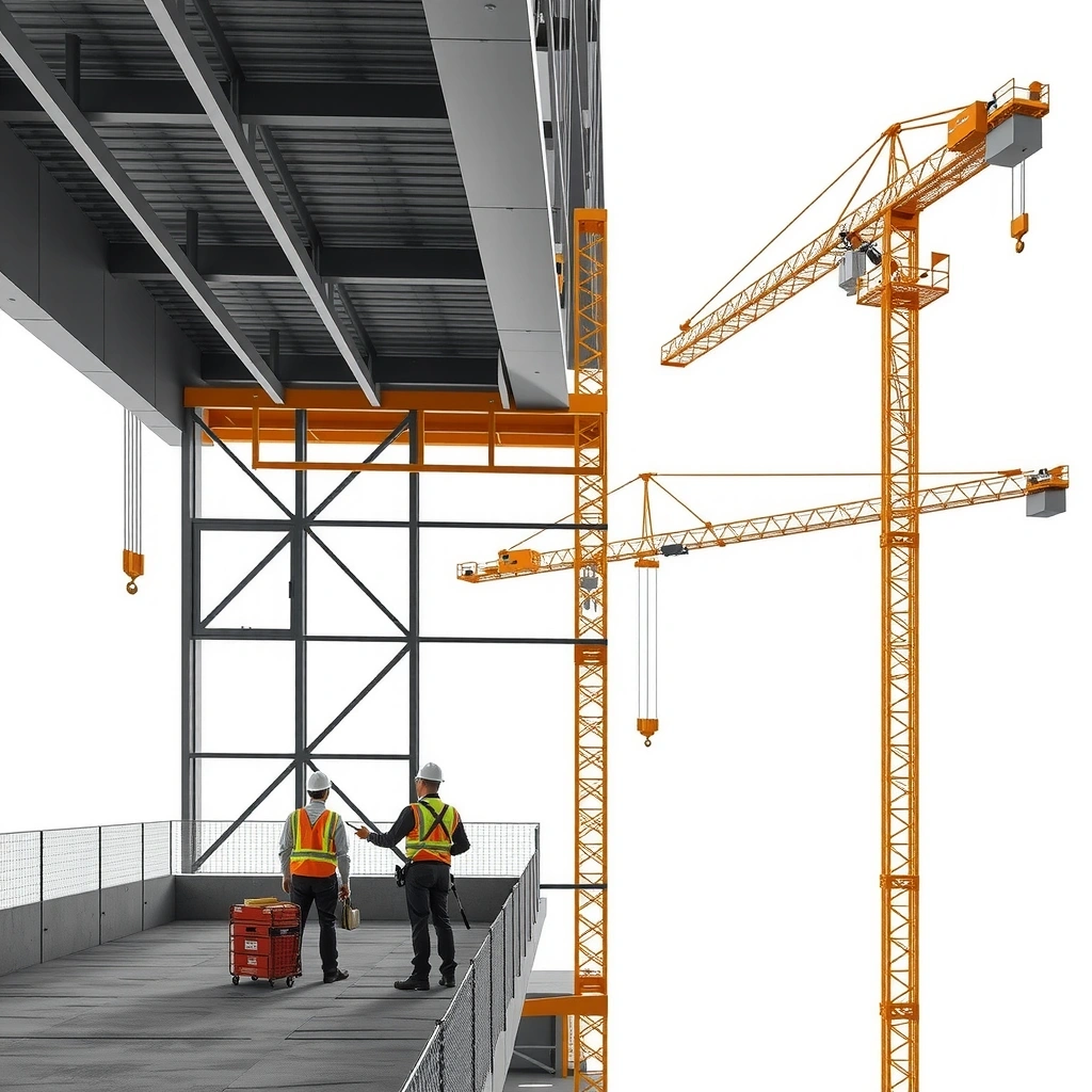 Commercial office building construction